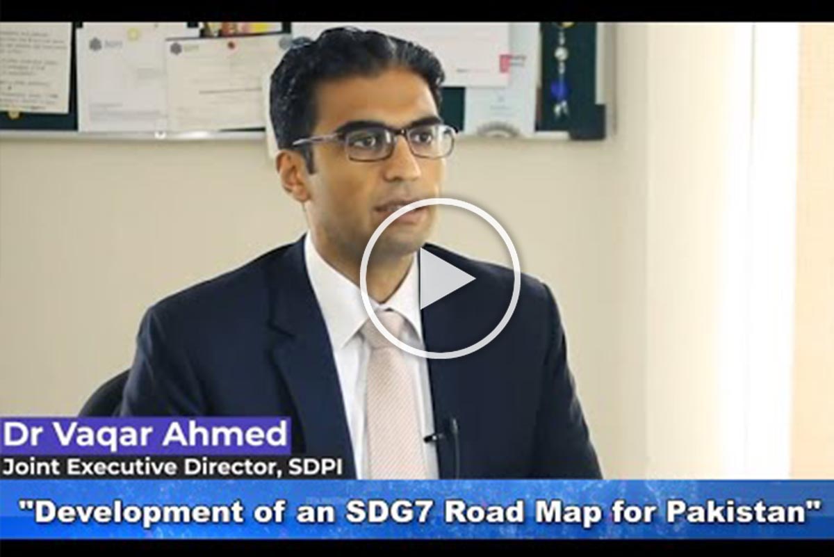 Development of an SDG7 Road Map for Pakistan
