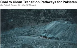 Coal to Clean Transition Pathways for Pakistan